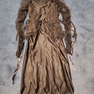 Halloween Large Kids Long Sleeve Scary Dress